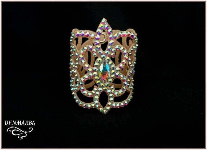 Standardtanz Armband, Strass Latein Tanz Kleid, Standard Accessoires, Manschetten, Schmuck von DENMARBG