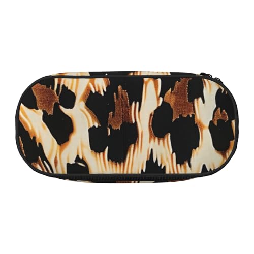 Federmäppchen aus Oxford-Gewebe, Motiv: Viele Frösche singen auf den Zweigen, Sommer-Schmetterlinge, mit geräumigem Design für Schule, Büro, Reisen – Mehrzweck-Schreibwaren und Make-up-Tasche von DENMER