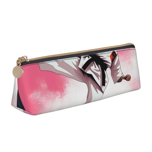 Federmäppchen mit 3D-Aufdruck "Weißkopfseeadler", Reißverschluss, niedlicher Schreibwaren-Organizer, PVC-Leder, dreieckig, Make-up-Tasche, Stiftebeutel, Taekwondo-Design., Einheitsgröße, Schulranzen von DENMER