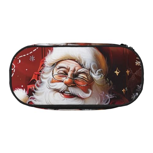 Federmäppchen mit Totenkopf-Motiv, Oxford-Stoff, geräumiges Design für Schule, Büro, Reisen, Mehrzweck-Schreibwaren und Make-up-Tasche, Weihnachtsgeschenk, Einheitsgröße, Schulranzen von DENMER