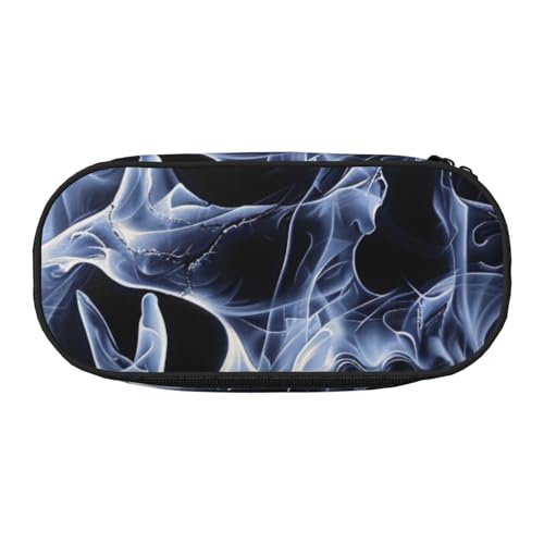 Federmäppchen mit Totenkopf-Motiv, Oxford-Stoff, geräumiges Design für Schule, Büro, Reisen, Mehrzweck-Schreibwaren und Make-up-Tasche, totenkopf, Einheitsgröße, Schulranzen von DENMER