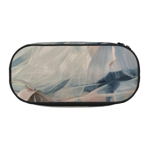 Federmäppchen mit Vogelnest, bedrucktes Oxford-Gewebe, geräumiges Design für Schule, Büro, Reisen, Mehrzweck-Schreibwaren und Make-up-Tasche, Ballettschuh, Einheitsgröße, Schulranzen von DENMER