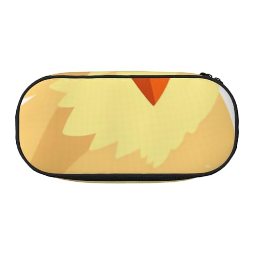 Federmäppchen mit buntem Marmor-Druck, Oxford-Stoff, geräumiges Design für Schule, Büro, Reisen, Mehrzweck-Schreibwaren und Make-up-Tasche, Huhn Küken, Einheitsgröße, Schulranzen von DENMER