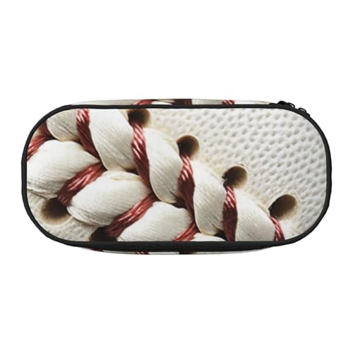 Federmäppchen mit niedlichem Meerschweinchen mit Hut, bedrucktes Oxford-Gewebe, geräumiges Design für Schule, Büro, Reisen, Mehrzweck-Schreibwaren und Make-up-Tasche, Baseball-Spitze, Einheitsgröße von DENMER