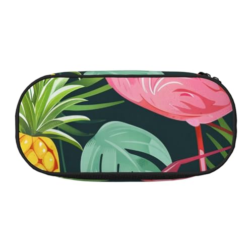 Flying Dove Federmäppchen aus Oxford-Stoff, mit geräumigem Design für Schule, Büro, Reisen – Mehrzweck-Schreibwaren und Make-up-Tasche, Flamingo, Einheitsgröße, Schulranzen von DENMER