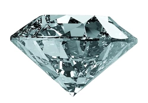10,74 Karat (weißer Zirkon) Edelstein zertifizierter Diamant Zirkon Edelstein von Labor, zertifiziert für Männer und Frauen, B0CK5P2W-DNM von DENMOUS