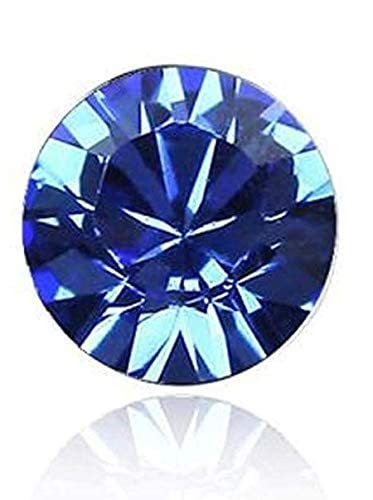 5,00 Karat 6,00 Ratti Natürlicher zertifizierter blauer Zirkoniastein I Diamantschliff Cubic Zirkon Edelstein Aaa+ Qualität-B09LV8J6-DNM von DENMOUS
