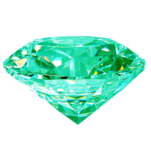 5,50 Ratti grüner kubischer Zirkon, natürlicher zertifizierter Diamantschliff, loser Edelstein für Damen und Herren S-B0C1P2WN-DNM von DENMOUS