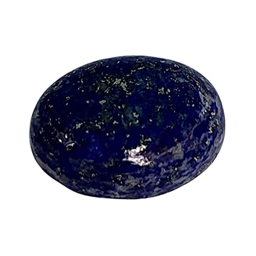 DENMOUS 10,20 Karat / 1130 Ratti natürlicher Lapislazuli (Lajwart) ovaler gemischter Schliff, loser Edelstein zur Herstellung von Medaillon/Anhänger für Unisex-B09R4PVZGG von DENMOUS