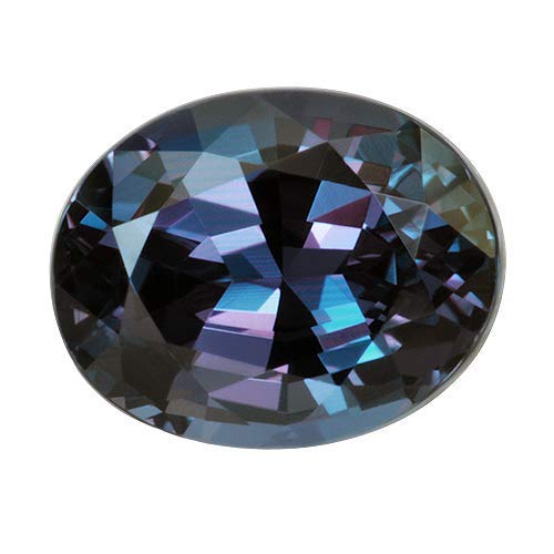 DENMOUS 12,25 Ratti violetter Alexander-Stein, ovale Form, Alexandrit-Edelstein, original, zertifiziert vom Labor, für Damen und Herren, B0C2CMBL-DNM von DENMOUS