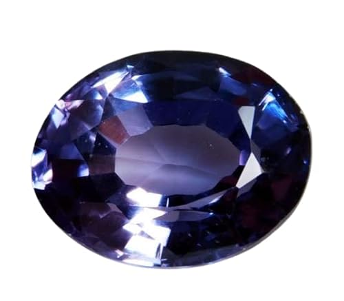 DENMOUS 6.25 Ratti lila Farbe Alexander Stein ovale Form Alexandrit Edelstein Original zertifiziert vom Labor für Männer und Frauen B0B859MCDD von DENMOUS