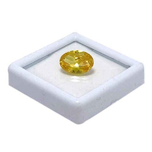 DENMOUS 9,25 Karat/10,25 Karat/10,25 Ratti gelber Zirkon für Ring, Ohrringe und Anhänger, Größe B07R8L4T-DNM von DENMOUS