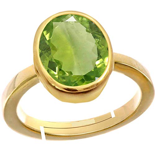 DENMOUS 9,25 Ratti 8,45 Karat Laborzertifizierter Peridot Stein Edelstein mit Laborzertifikat Ring für Damen und Herren S-B0BSNN7GDN von DENMOUS