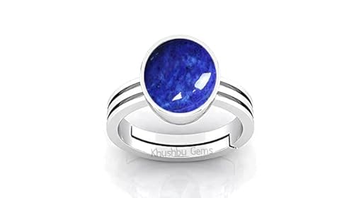 DENMOUS Blue Lajward Stone Natural Aa++ Qualität 12,25 Karat Original Lapislazuli Lajwart Rashi Ratna Pathar Edelstein Ring für Damen und Herren - B0BMYR3C-DNM DENMOUS Blue Lajward Stone Natural Aa++ Qualität 12,25 Karat Original Lapislazuli Lajwart Rashi Ratna Pathar Edelstein Ring für Damen und Herren - B0BMYR3C-DNM von DENMOUS
