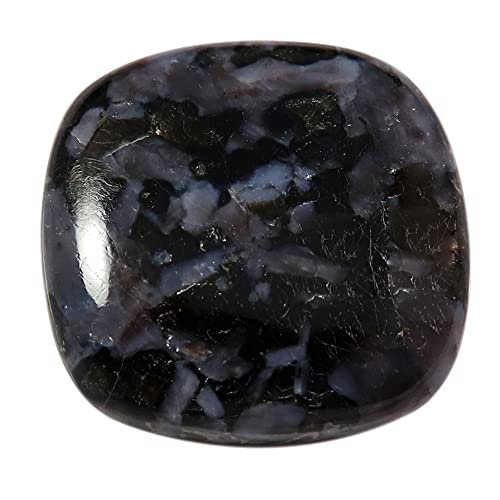 DENMOUS Gabbro Jasper Kissen Cabochon natürlicher loser Edelstein 47,4 Karat Oq54-B09BNQP4-1D von DENMOUS