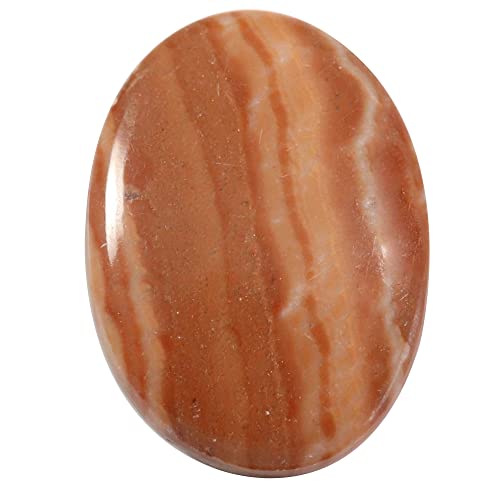 DENMOUS Goyal Exports Rosa Spitze Achat Oval Cabochon Natürlicher Edelstein 30,5 Karat Qn52-B09PNNDWDN von DENMOUS