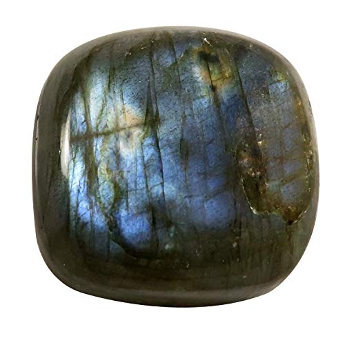 DENMOUS Labradorit Kissen Cabochon Natürlicher loser Edelstein 49,15 Karat Of20-B08TWTPCDN von DENMOUS