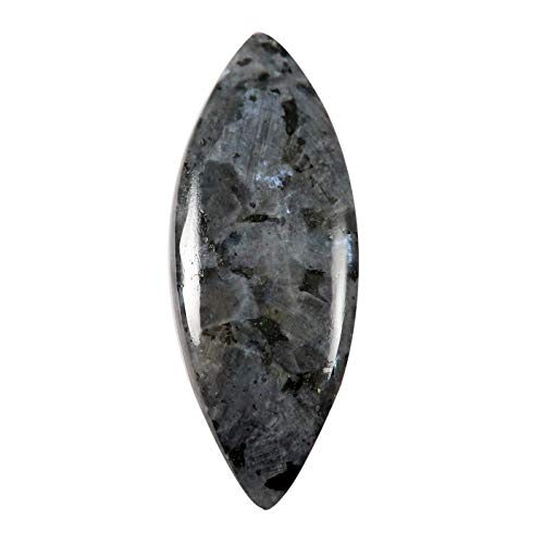 DENMOUS Larvikite Ne80-B08GSNWZGG Marquise-Cabochon, natürlicher loser Edelstein, 28,25 Karat, Ne80-B08GSNWZGG von DENMOUS