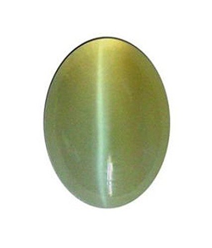 DENMOUS Rashigems 3,90 Crt. (4,28 Ratti) zertifizierte A+ Qualität natürlicher Katzenauge, Lehsunia Ketu, loser Edelstein für Damen und Herren, S-B07WSPYSDNM von DENMOUS