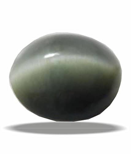 DENMOUS Vaibhav Gems Katzenaugen-Stein zertifiziert Natutal Lehsunia Ketu Edelstein 6,85 Ratti-B071Z9NMDN von DENMOUS