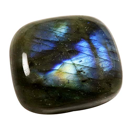 Labradorit Kissen Cabochon Natürlicher loser Edelstein 46,65 Karat Of15-B08TWV2811 von DENMOUS