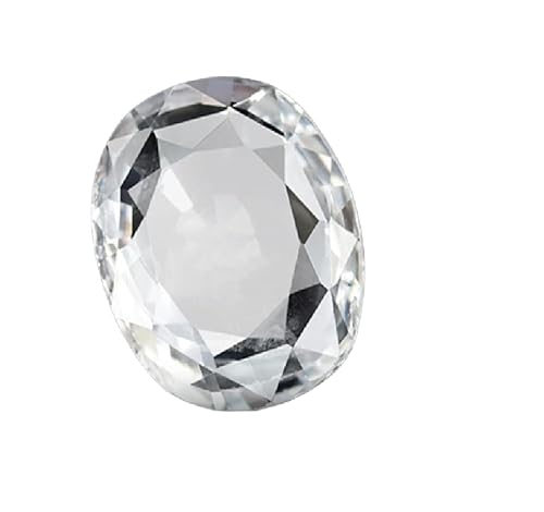 Zertifizierter, unbeheizter 9,25 Karat natürlicher weißer Saphir, Pukhraj, loser Edelstein für Damen und Herren, B0C2KWFF11 von DENMOUS