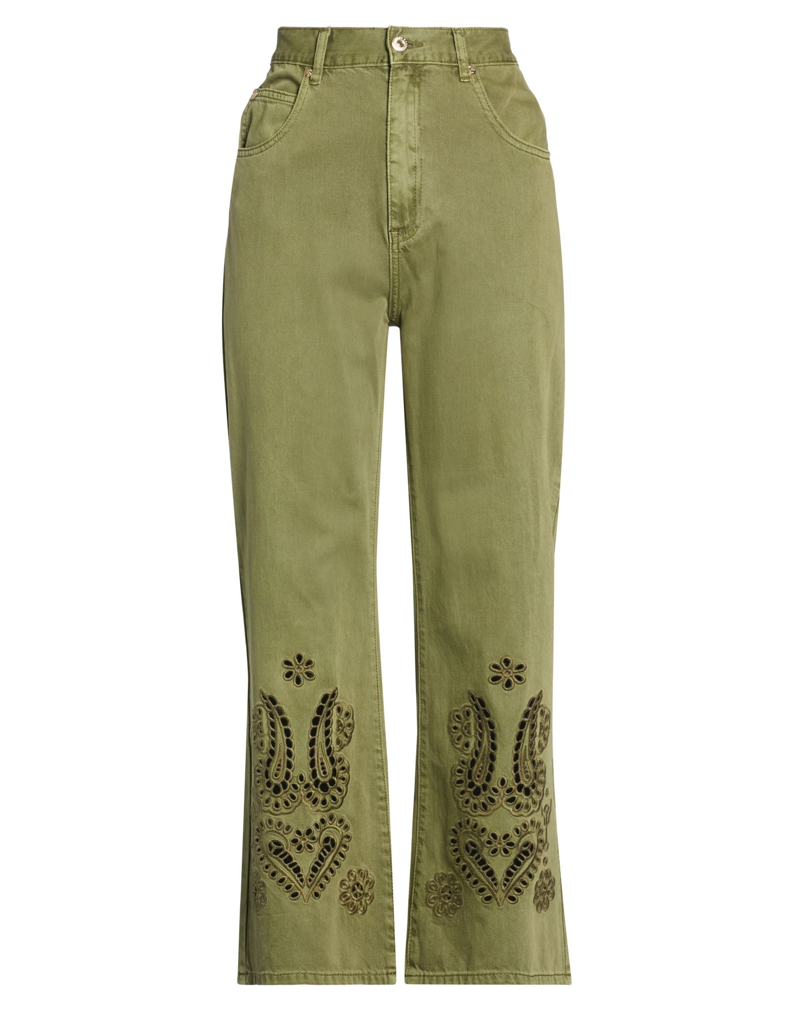 DENNY ROSE Jeanshose Damen Militärgrün von DENNY ROSE