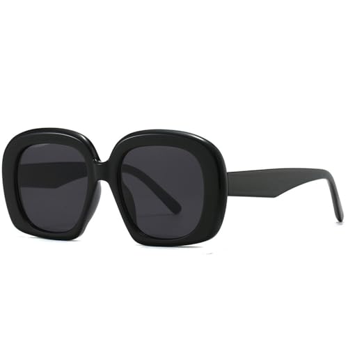 DENUVI Ovale Sonnenbrille UV400 Damen Casual Oversized für Outdoor-Sportarten Laufen und Reiten,Schwarz Schwarz DENUVI Ovale Sonnenbrille UV400 Damen Casual Oversized für Outdoor-Sportarten Laufen und Reiten,Schwarz Schwarz von DENUVI