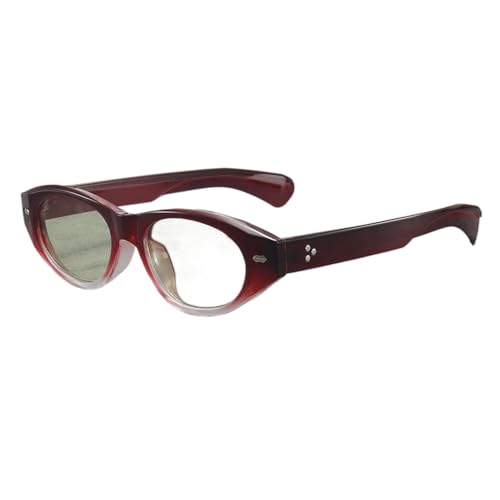 DENUVI Rivet Damen Cat Eye Sonnenbrille Herren für Outdoor-Sportarten Laufen und Reiten, Pink Rot Farbverlauf DENUVI Rivet Damen Cat Eye Sonnenbrille Herren für Outdoor-Sportarten Laufen und Reiten, Pink Rot Farbverlauf von DENUVI