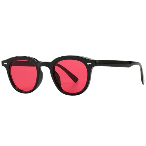 DENUVI Sonnenbrille UV400 Herren klein Damen schwarz Leopardenmuster für Outdoor-Sportarten Laufen und Reiten, schwarz mit rot DENUVI Sonnenbrille UV400 Herren klein Damen schwarz Leopardenmuster für Outdoor-Sportarten Laufen und Reiten, schwarz mit rot von DENUVI