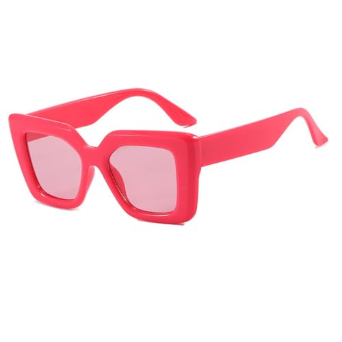 Gradual Change Oversized Sonnenbrille Damen UV400 Herren Für Outdoor-Sportarten Laufen Und Reiten,Rose Pink von DENUVI