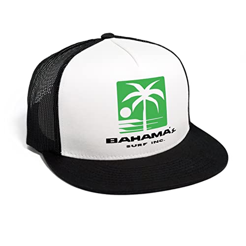 DEPARTED Herren Mesh Trucker Hat mit Print/Motiv - Snapback Cap - No. 221, Black/White von DEPARTED