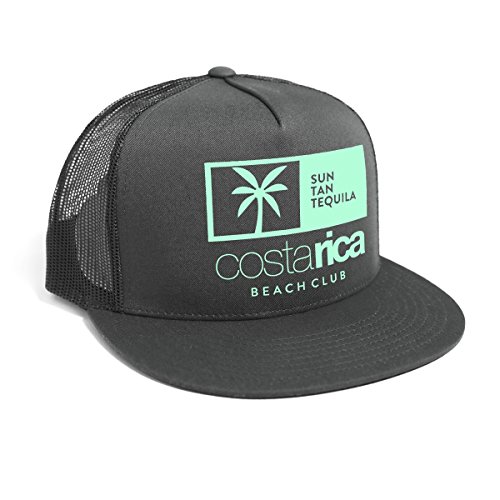 DEPARTED Herren Mesh Trucker Hat mit Print/Aufdruck - Snapback Cap - No. 62, dunkelgrau von DEPARTED