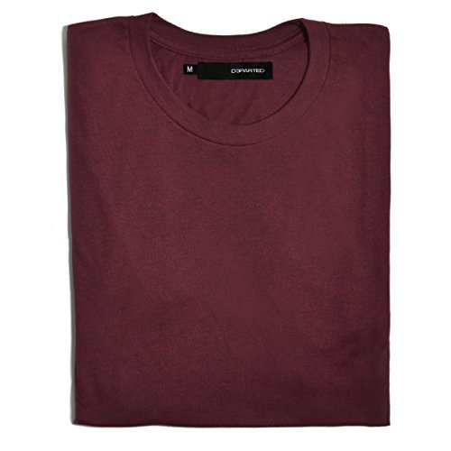 DEPARTED Herren T-Shirt Blank Größe L, Red Black Melange von DEPARTED