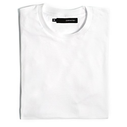 DEPARTED Herren T-Shirt Blank Größe S, White von DEPARTED