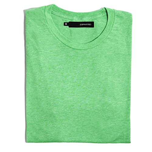DEPARTED Herren T-Shirt Blank Größe XL, Fresh Palm Green Triblend von DEPARTED