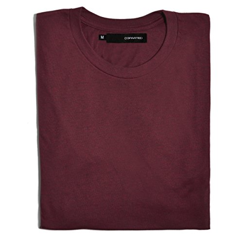 DEPARTED Herren T-Shirt Blank Größe XL, Red Black Melange von DEPARTED