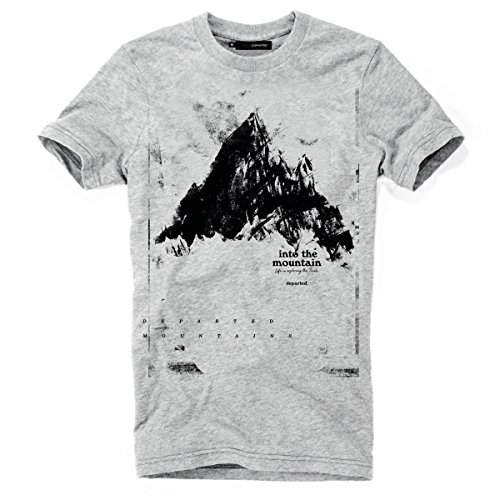 DEPARTED Herren T-Shirt mit Print/Motiv 3856-030 - New fit Größe M, Grau Melange DEPARTED Herren T-Shirt mit Print/Motiv 3856-030 - New fit Größe M, Grau Melange von DEPARTED