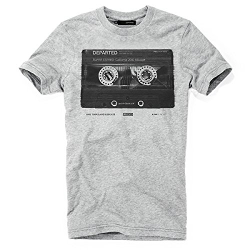 DEPARTED Herren T-Shirt mit Print/Motiv 3868-030 - New fit Größe XL, Grau Melange von DEPARTED