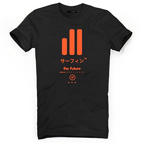 DEPARTED Herren T-Shirt mit Print/Motiv 3983-010 - New fit Größe S, Black von DEPARTED