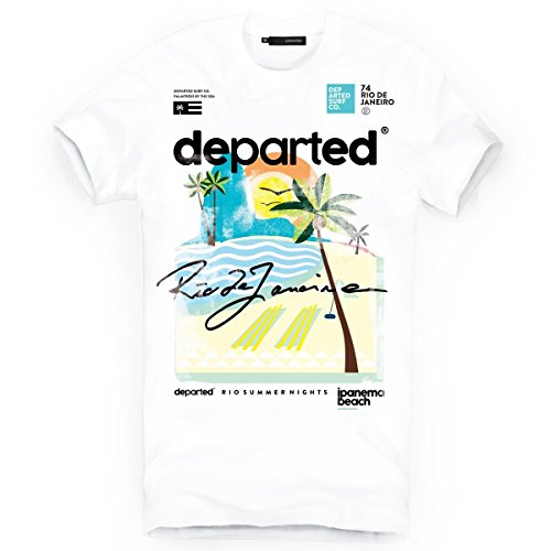 DEPARTED Herren T-Shirt mit Print/Motiv 4057-020 - New fit Größe S, White DEPARTED Herren T-Shirt mit Print/Motiv 4057-020 - New fit Größe S, White von DEPARTED