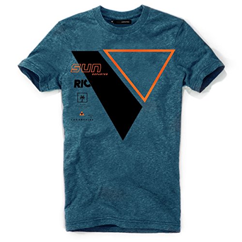 DEPARTED Herren T-Shirt mit Print/Motiv 4064-270 - New fit Größe XL, Pacific Breeze Teal Melange DEPARTED Herren T-Shirt mit Print/Motiv 4064-270 - New fit Größe XL, Pacific Breeze Teal Melange von DEPARTED