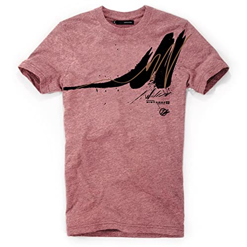 DEPARTED Herren T-Shirt mit Print/Motiv 4237 - New fit Größe L, Arizona Desert red von DEPARTED