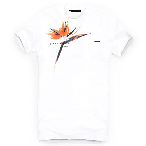 DEPARTED Herren T-Shirt mit Print/Motiv 4297 - New fit Größe XL, White von DEPARTED