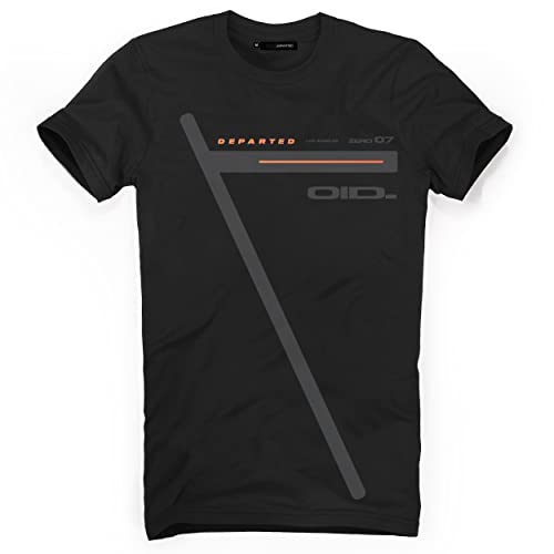 DEPARTED Herren T-Shirt mit Print/Motiv 5156 - New fit Größe M, Black von DEPARTED