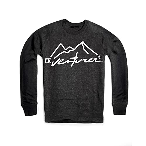 DEPARTED Longsleeve Herren Langarmshirt mit Print/Motiv 7231 - New fit Größe XL, Dark Heather von DEPARTED