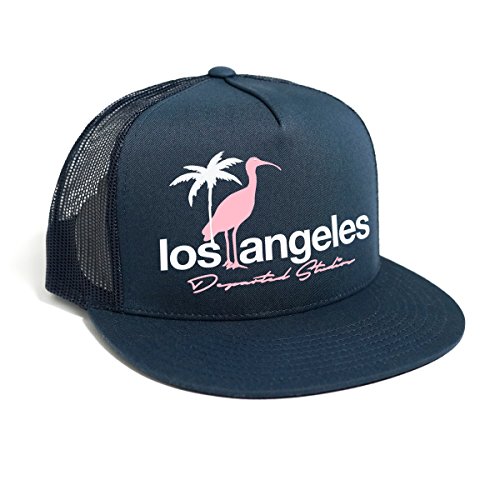 DEPARTED Herren Mesh Trucker Hat mit Print/Aufdruck - Snapback Cap - No. 21, Coastal Navy von DEPARTED