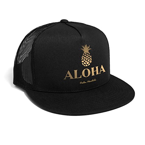 DEPARTED Herren Mesh Trucker Hat mit Print/Aufdruck - Snapback Cap - No. 34, Black von DEPARTED