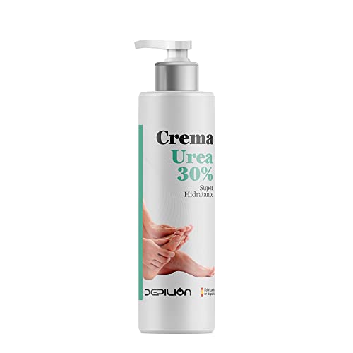 Urea Feuchtigkeitscreme, 30% 500 ml, super feuchtigkeitsspendende Fuß- und Handcreme mit Panthenol, Vit E und Urea – Schutz und Reparatur der Haut Depilion von DEPILION