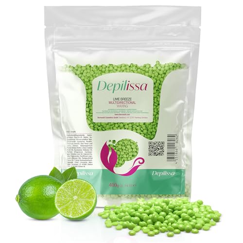 DEPILISSA 400g Wachsperlen Lime Breeze – Multidirektionales Heißwachs für Männer & Frauen – Gesicht, Beine, Achseln & Intimbereich – Stripless Waxing – Ohne Vlies – Hergestellt in Italien DEPILISSA 400g Wachsperlen Lime Breeze – Multidirektionales Heißwachs für Männer & Frauen – Gesicht, Beine, Achseln & Intimbereich – Stripless Waxing – Ohne Vlies – Hergestellt in Italien von DEPILISSA